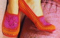 flickr escondidita Crocheted Womens Slippers